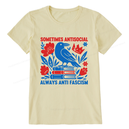 Pagewings Anti Fascism Unisex Classic T-shirt