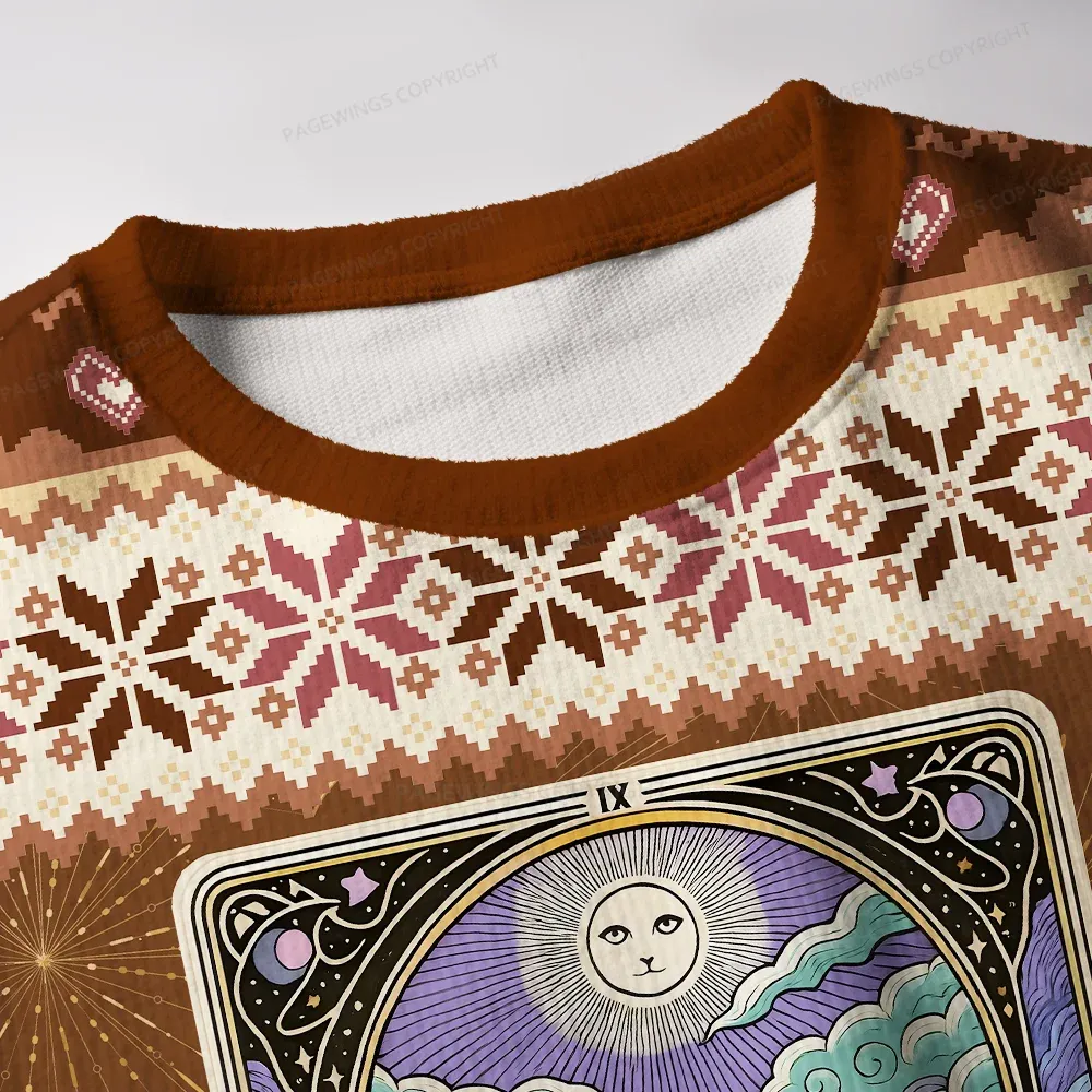 Pagewings The Reader Unisex Ugly Knit Sweatshirt