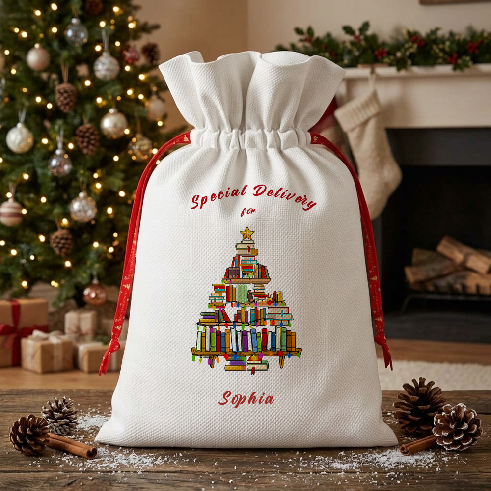Pagewings Personalized Christmas Tree Christmas Santa Sack