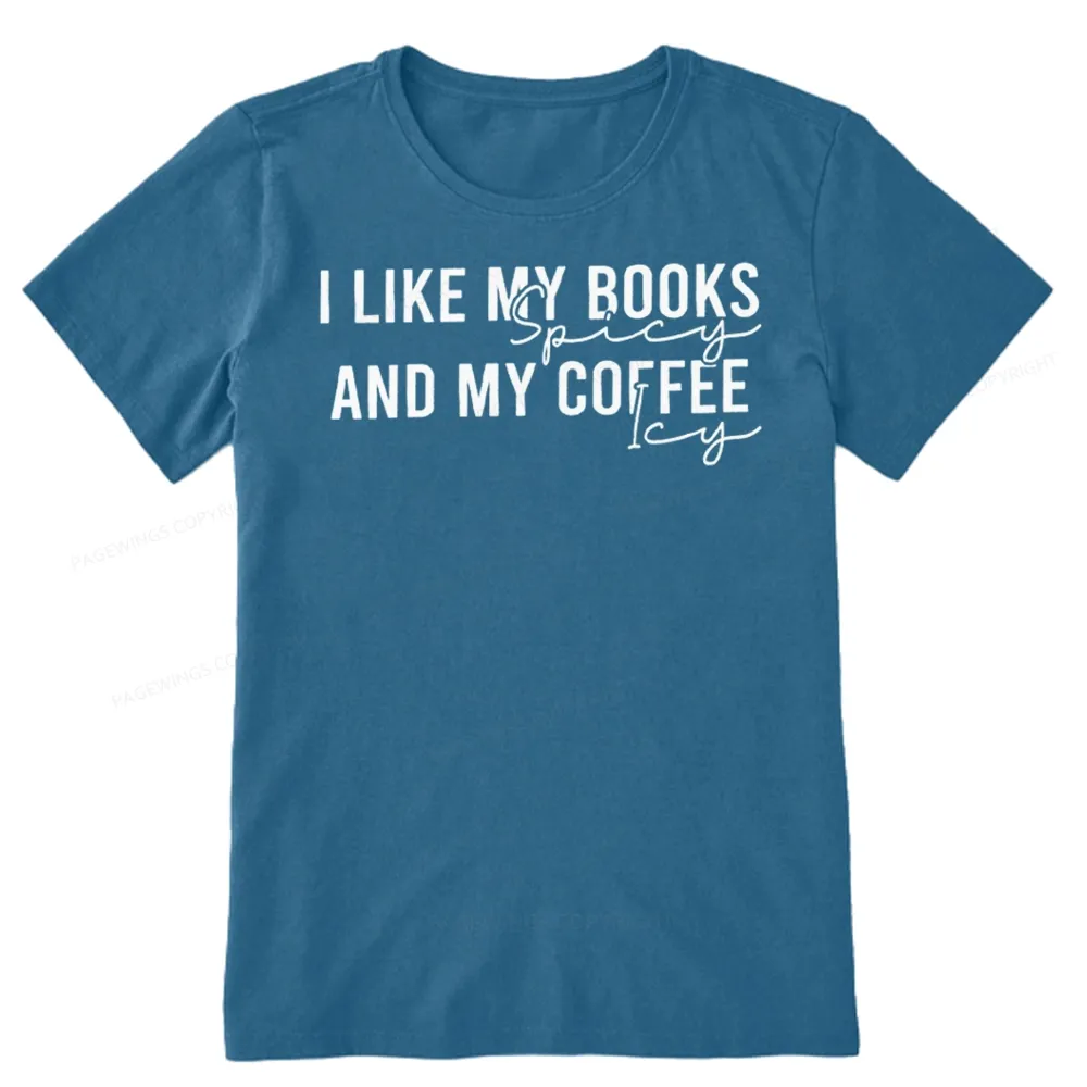 Pagewings I Like My Books And My Coffee Unisex Classic T-shirt