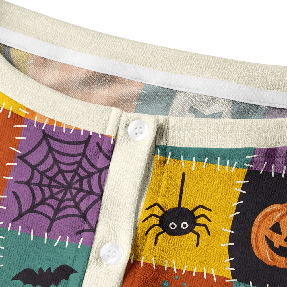 Pagewings Ghosts Love Reading Crew Neck Cardigan Sweaters