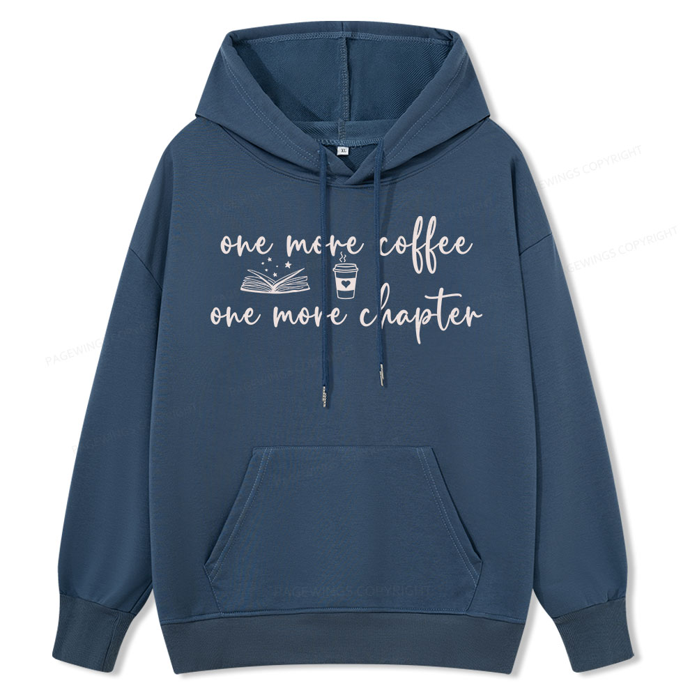 Pagewing Just One More Coffee and Books Unisex Classic Hoodie