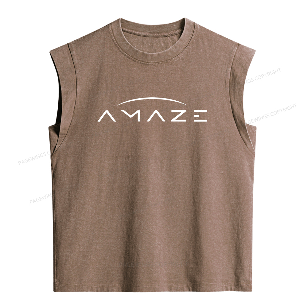 Pagewings Amaze Women's Washed Tank Top
