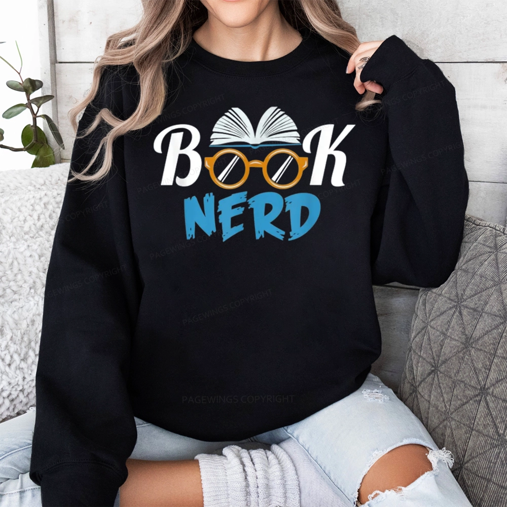 Pagewings Book Nerd Unisex Classic Sweatshirt
