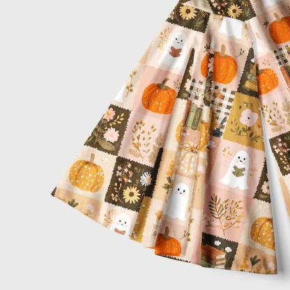 Pagewings Halloween Bookish Bell Sleeve Dress