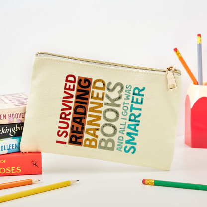 Pagewings I Survived Reading Banned Books And All I Got Was Smarter Pouch