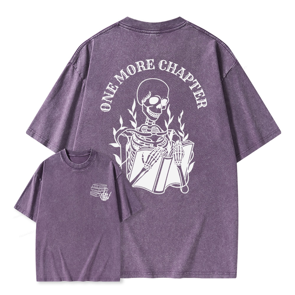Pagewings One More Chapter Unisex Washed T-shirt