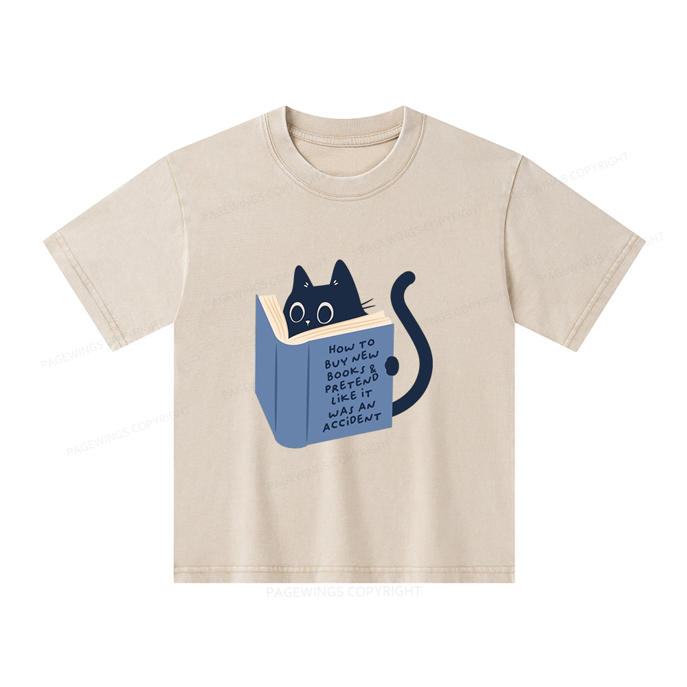 Pagewings How To Buy New Books Unisex Kids Washed T-shirt