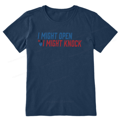 Pagewings I Might Knock Unisex Classic T-shirt