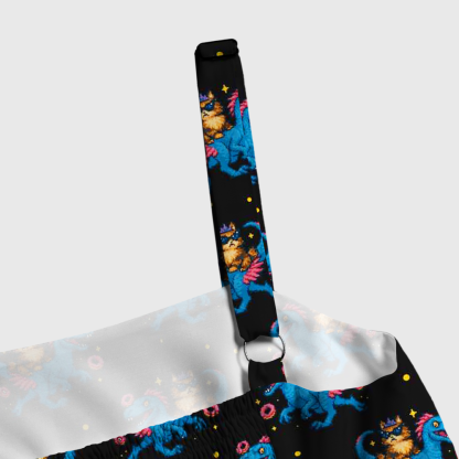 Pagewings Square Neck Sci-Fi Maxi Dress