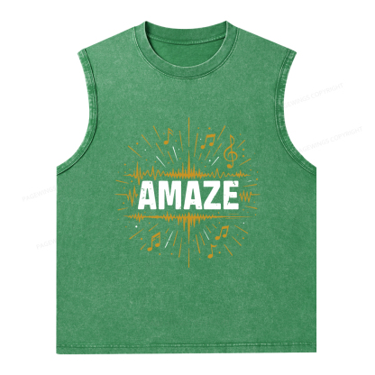 Pagewings Amaze Unisex Washed Tank Top