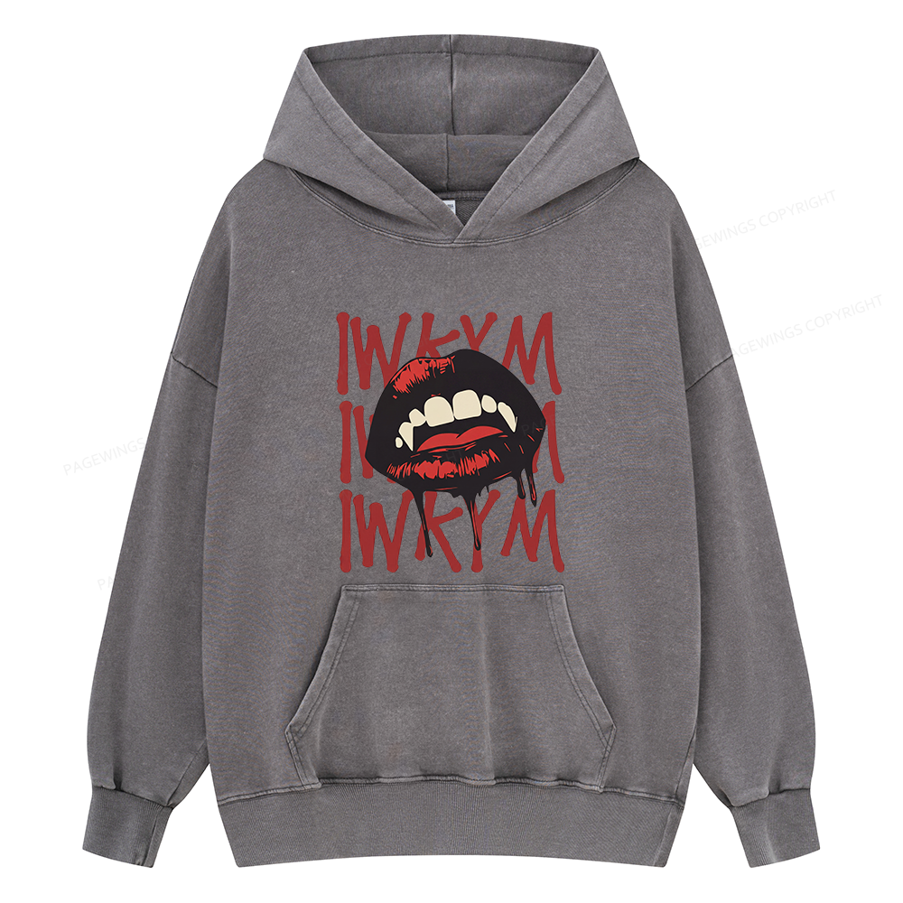 Pagewings Sci-Fi Novel Lover Unisex Washed Hoodie