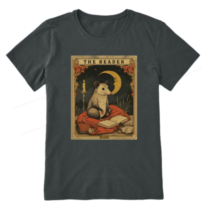 Pagewings The Reader Opossum Tarot Card Unisex Classic T-shirt