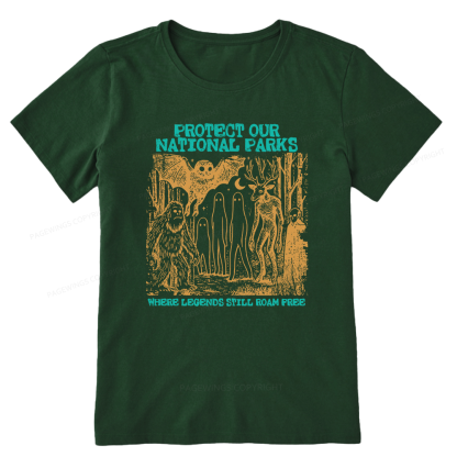 Pagewings Protect Our Parks Vintage Camping Unisex Classic T-shirt