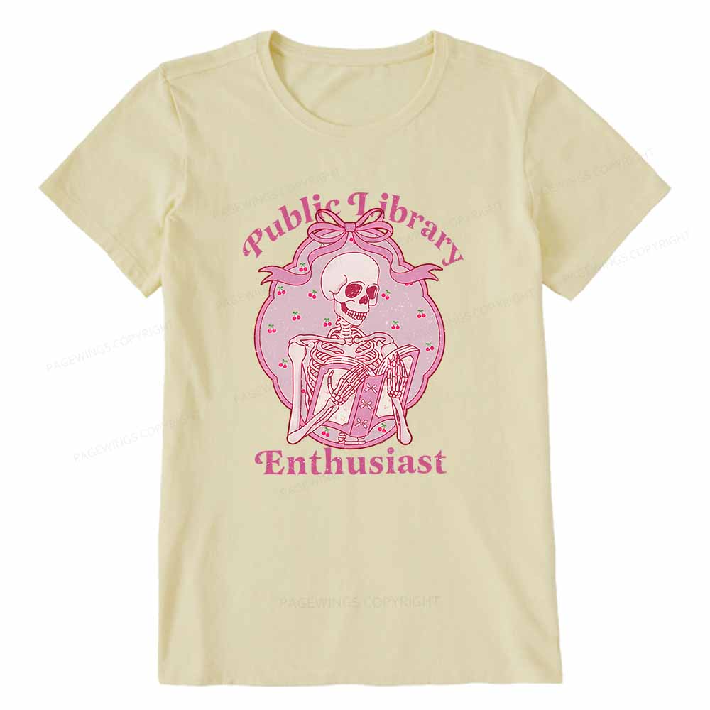 Pagewings Public Library Enthusiast Unisex Classic T-shirt
