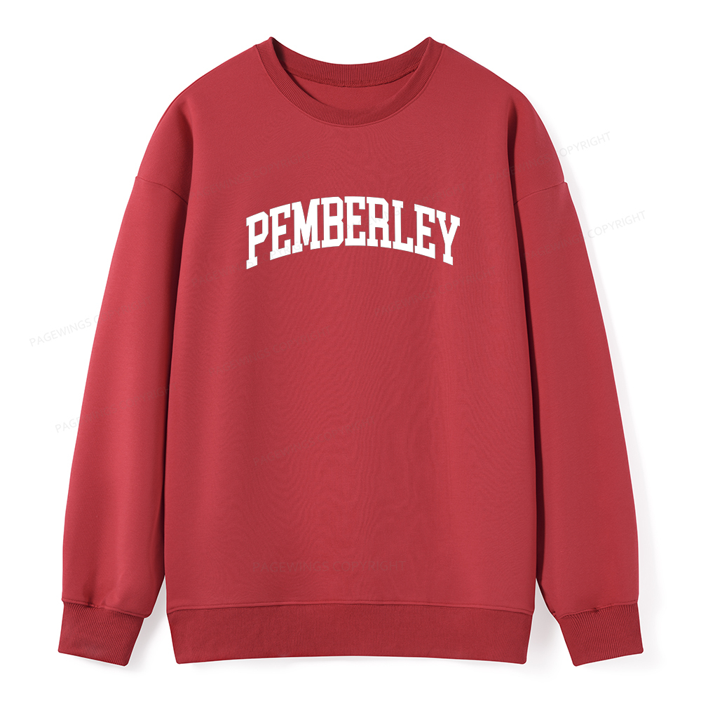Pagewings Pride and Prejudice Pemberley Bookworm Unisex Classic Sweatshirt