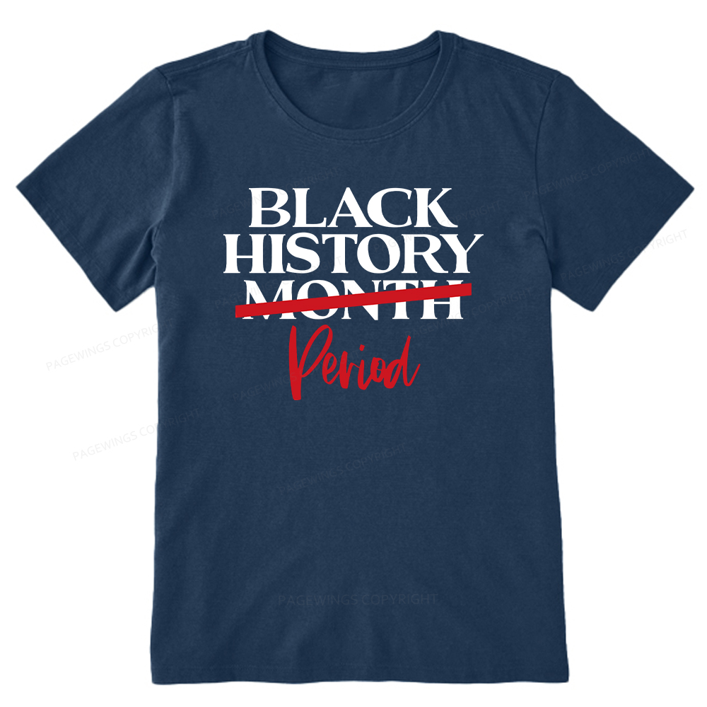 Pagewings Black History Month Period Unisex Classic T-shirt