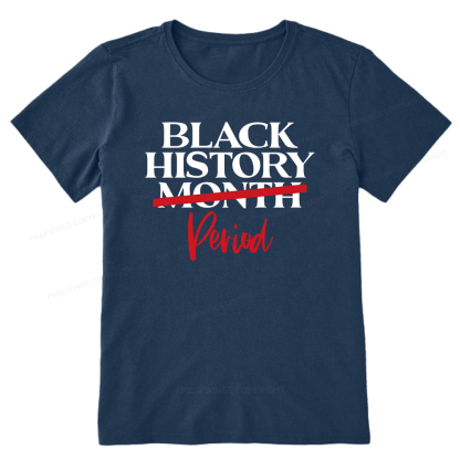 Pagewings Black History Month Period Unisex Classic T-shirt