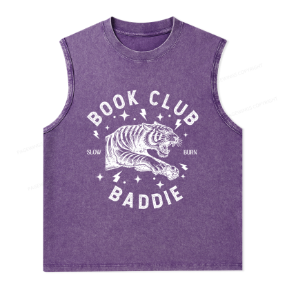 Pagewings Book Club Unisex Washed Tank Top