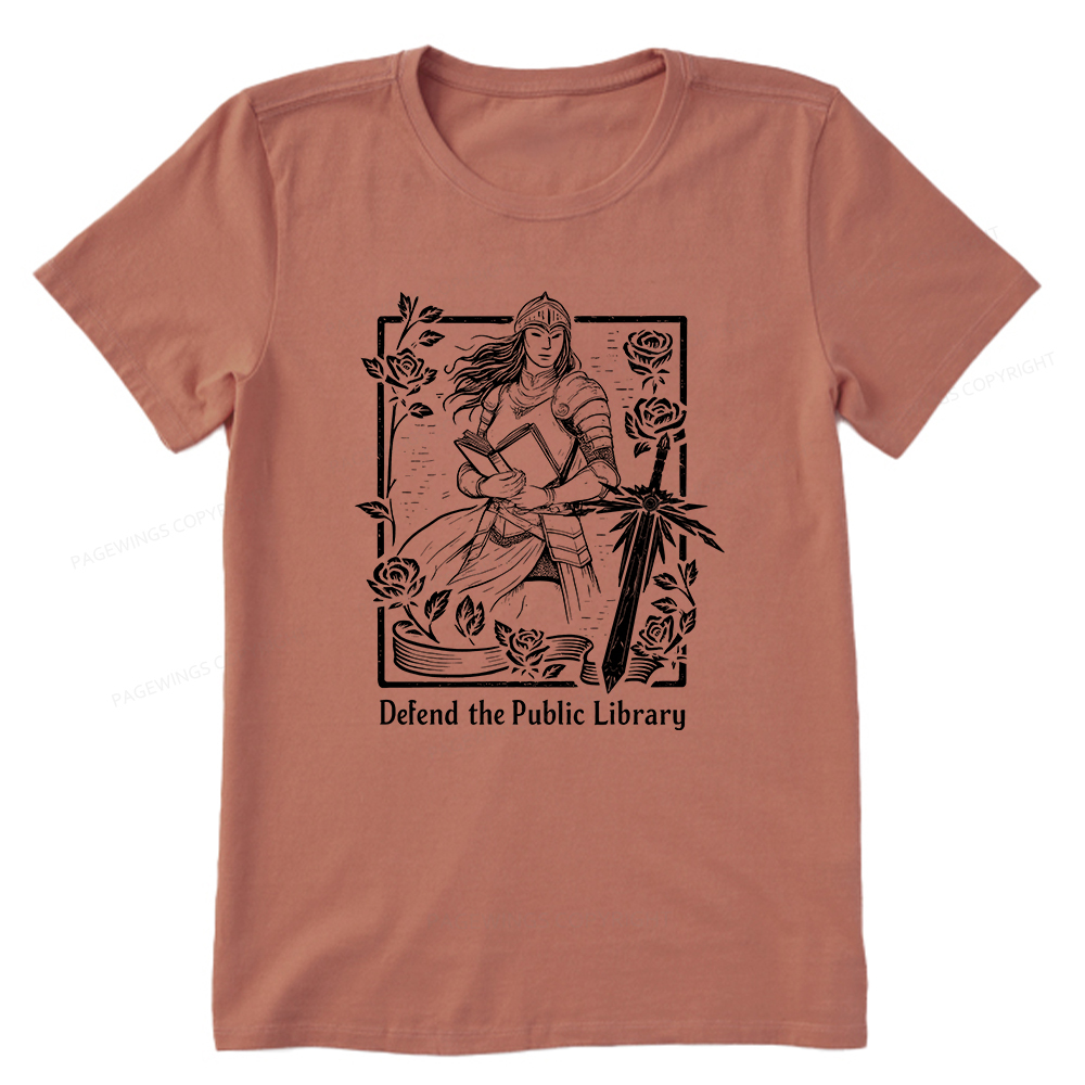 Pagewings Defend The Public Library Unisex Classic T-shirt
