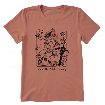Pagewings Defend The Public Library Unisex Classic T-shirt