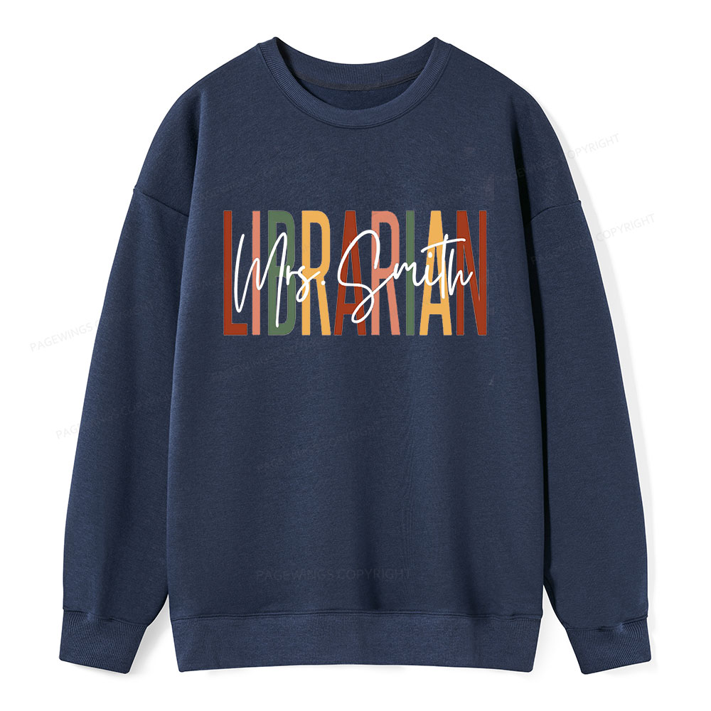 Pagewing Personalized Librarian Unisex Classic Sweatshirt