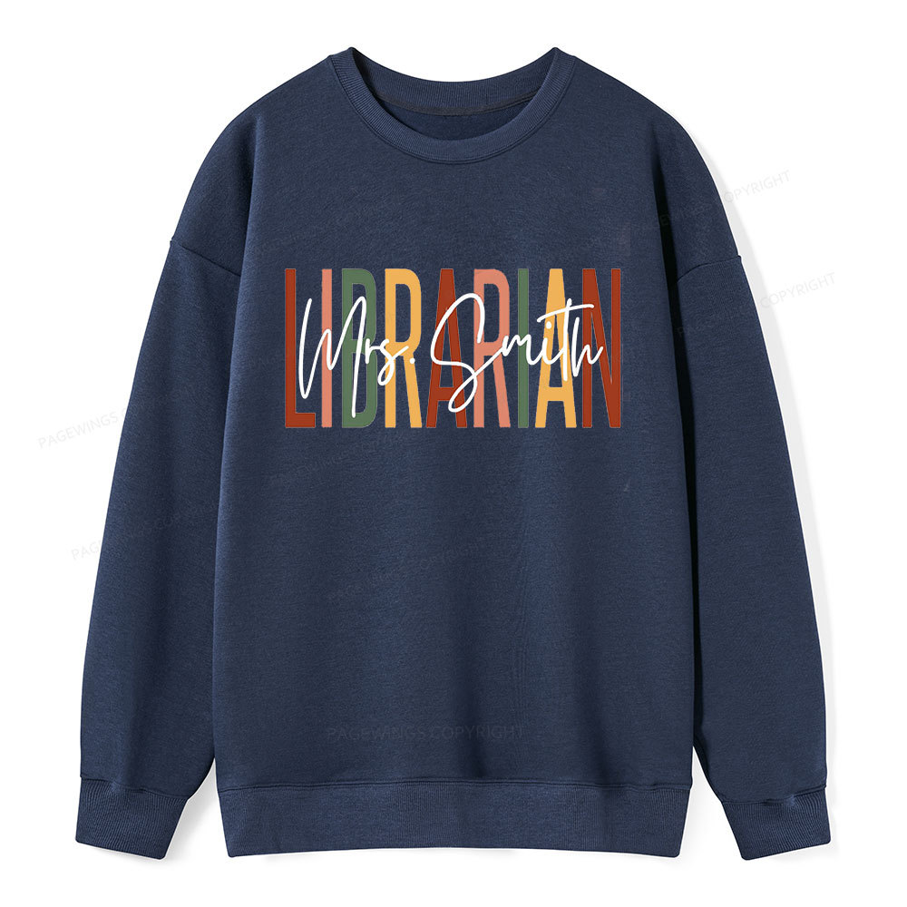 Pagewing Personalized Librarian Unisex Classic Sweatshirt