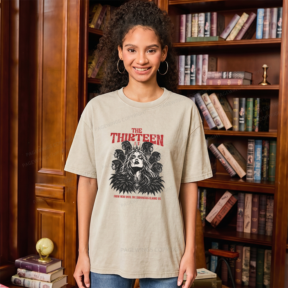 Pagewings Fantasy Book Lover Unisex Washed T-shirt