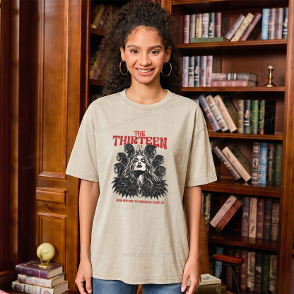 Pagewings Fantasy Book Lover Unisex Washed T-shirt