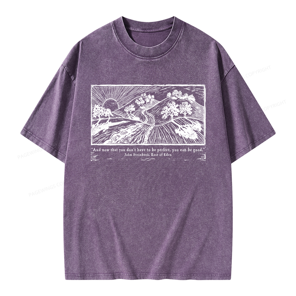 Pagewings Vintage Galley Unisex Washed T-shirt