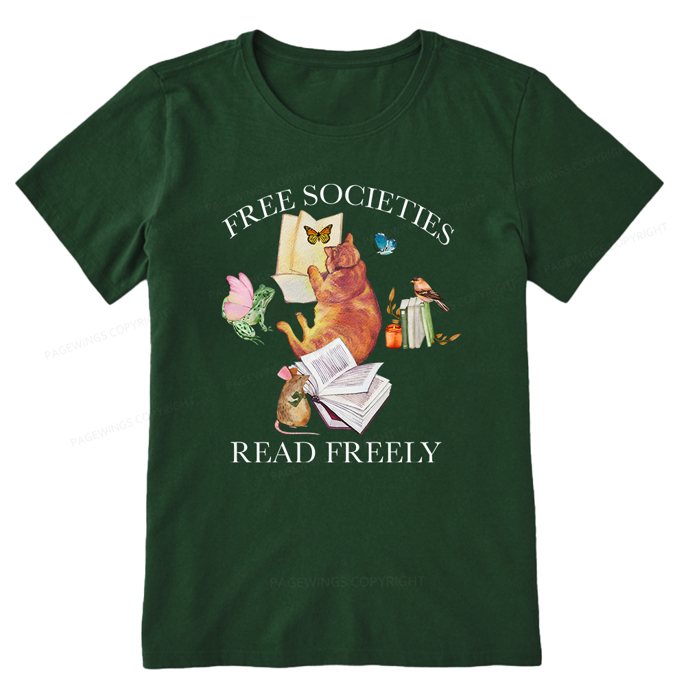Pagewings Free societies read freely shirt Unisex Classic T-shirt