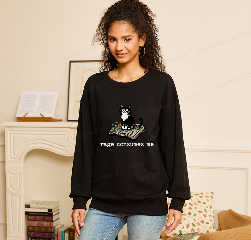 Pagewings Rage Consumes Me Unisex Classic Sweatshirt