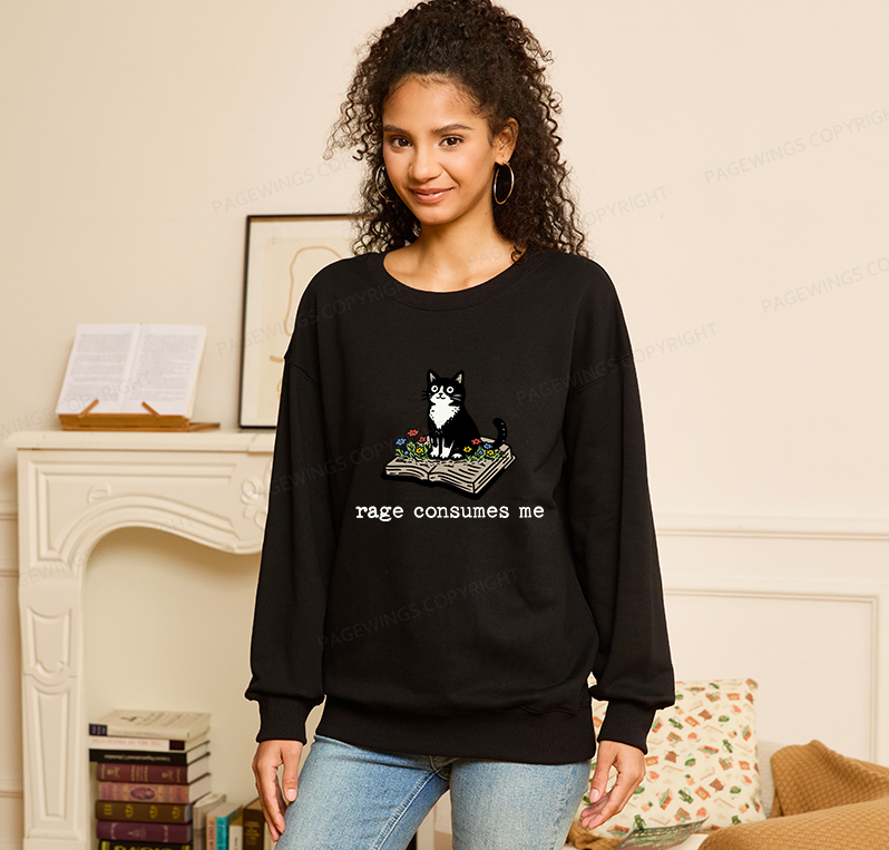 Pagewings Rage Consumes Me Unisex Classic Sweatshirt