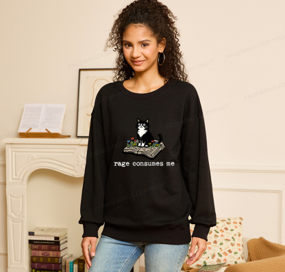 Pagewings Rage Consumes Me Unisex Classic Sweatshirt