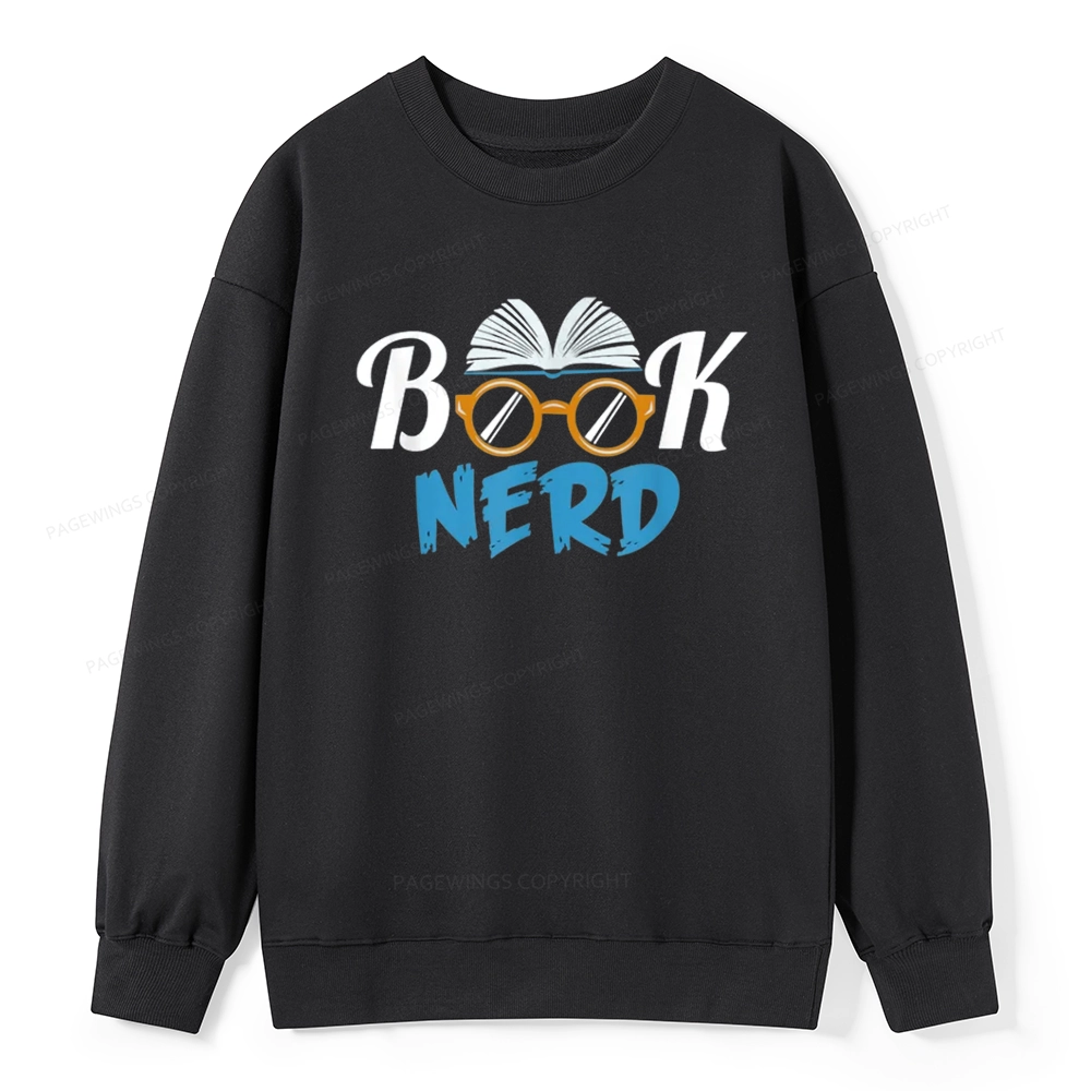 Pagewings Book Nerd Unisex Classic Sweatshirt