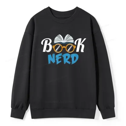 Pagewings Book Nerd Unisex Classic Sweatshirt