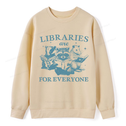 Pagewings Libraries Are For Everyone Unisex Classic Sweatshirt