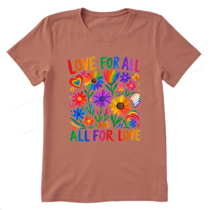 Pagewings Love For All Unisex Classic T-shirt