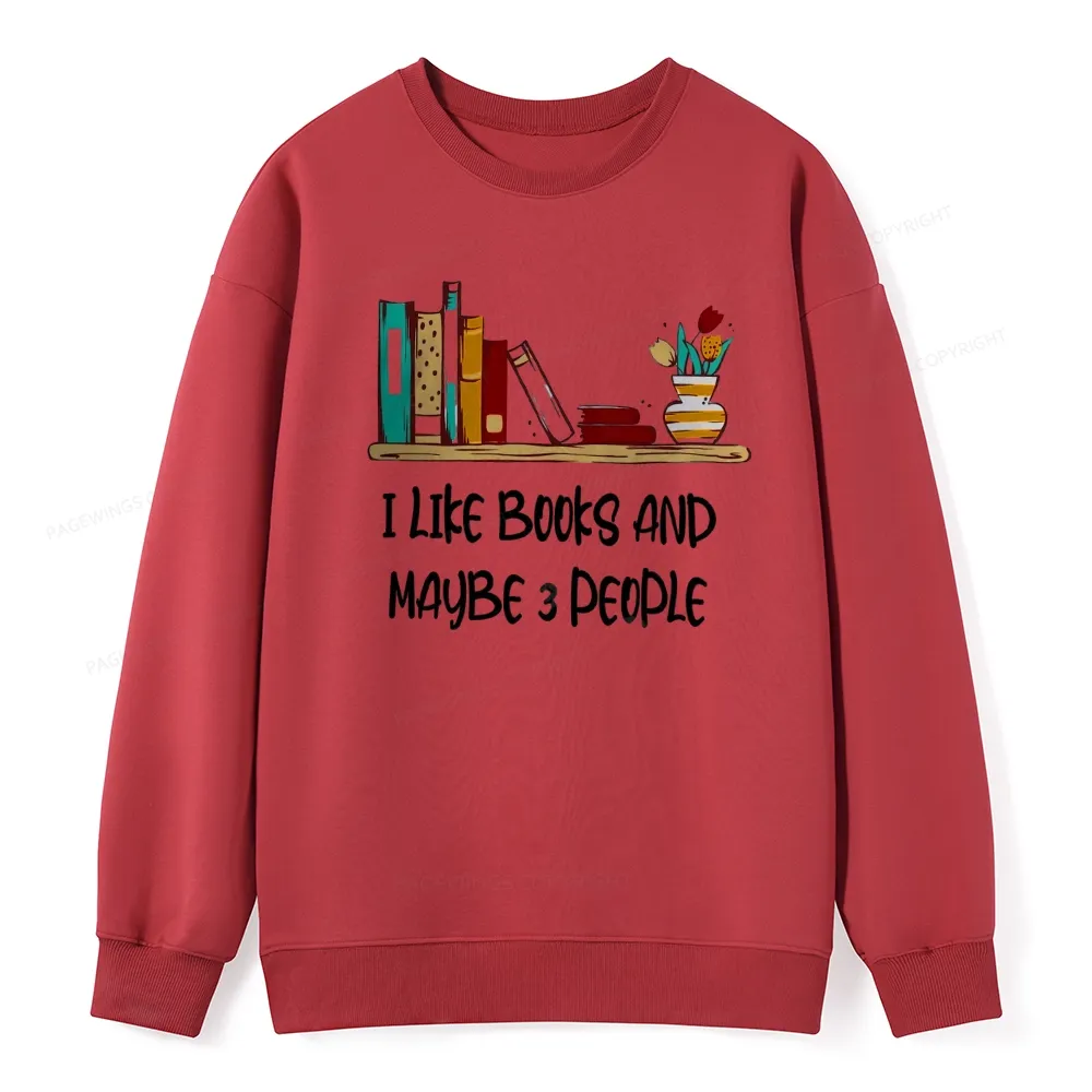 Pagewings  I Like Books World Unisex Classic Sweatshirt