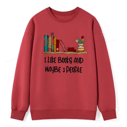 Pagewings  I Like Books World Unisex Classic Sweatshirt