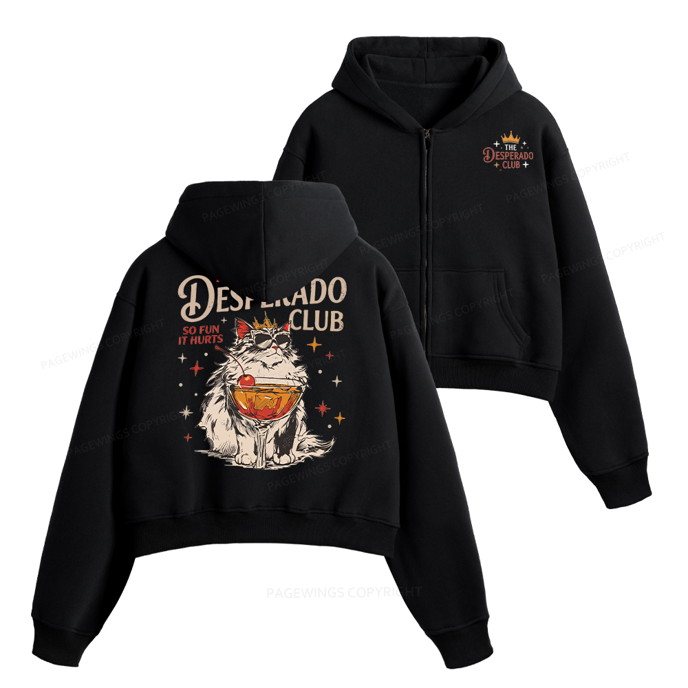 Pagewings The Desperado Club Fleece Zip-Up Hoodie