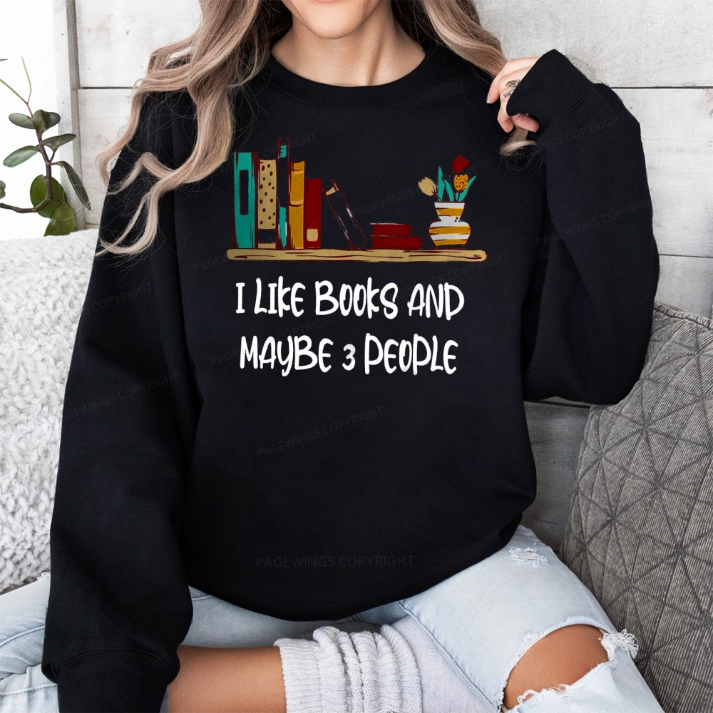 Pagewings  I Like Books World Unisex Classic Sweatshirt