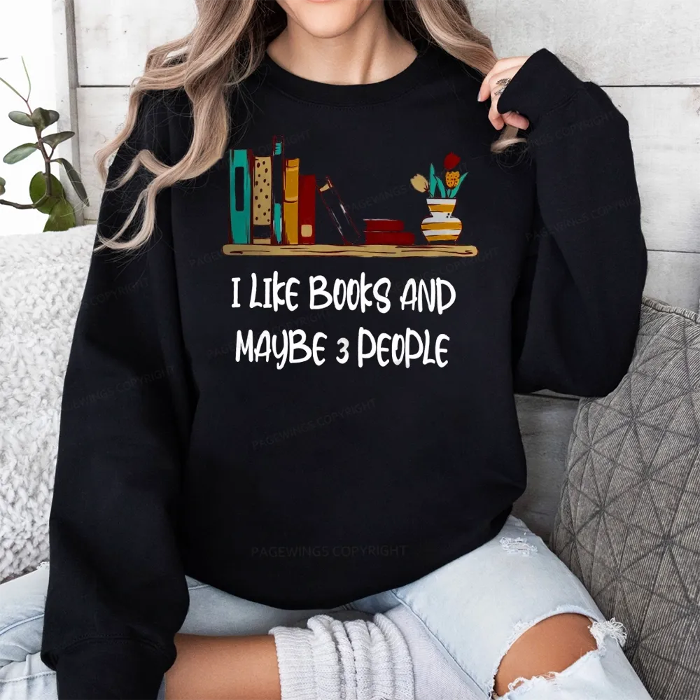 Pagewings  I Like Books World Unisex Classic Sweatshirt