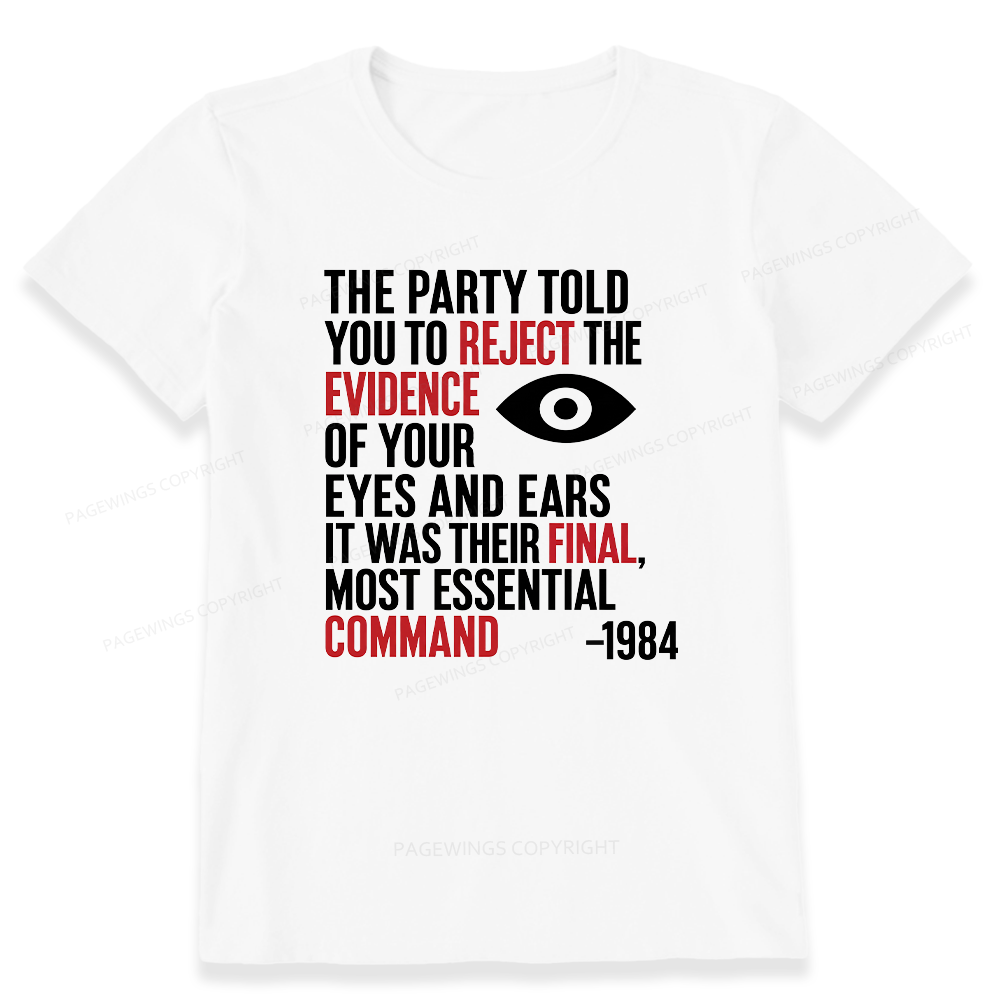 Pagewings Dystopia Quote Unisex Classic T-shirt