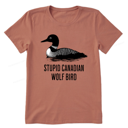 Pagewings Stupid Canadian Wolf Bird Unisex Classic T-shirt