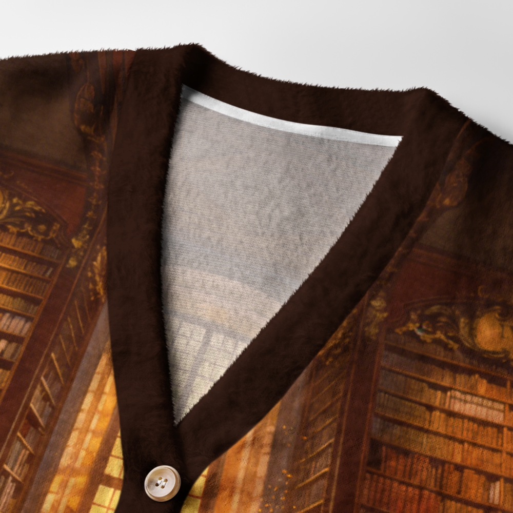 Pagewings Library Light Knit Unisex Cardigan Sweaters