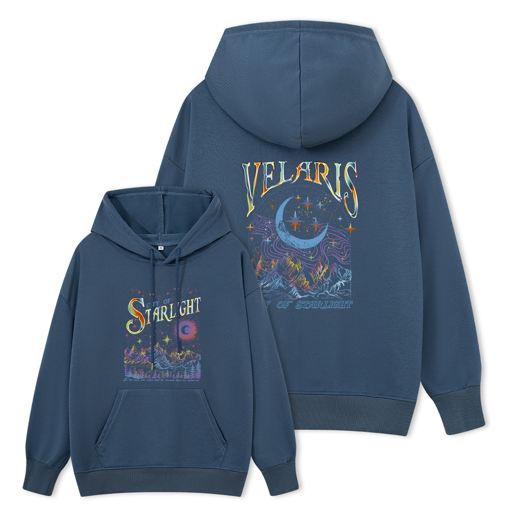 Pagewings Velaris City Of Starlight ACOTAR Two-Sided Unisex Classic Hoodie