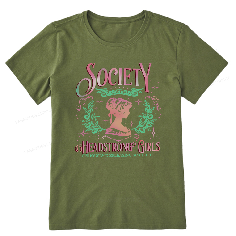 Pagewings Society Of Obstinate Headstrong Girls Jane Unisex Classic T-shirt