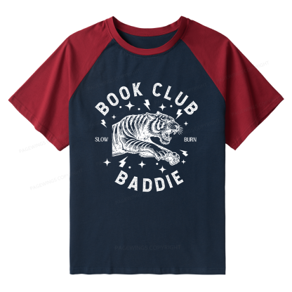 Pagewings Book Club Raglan T-shirt