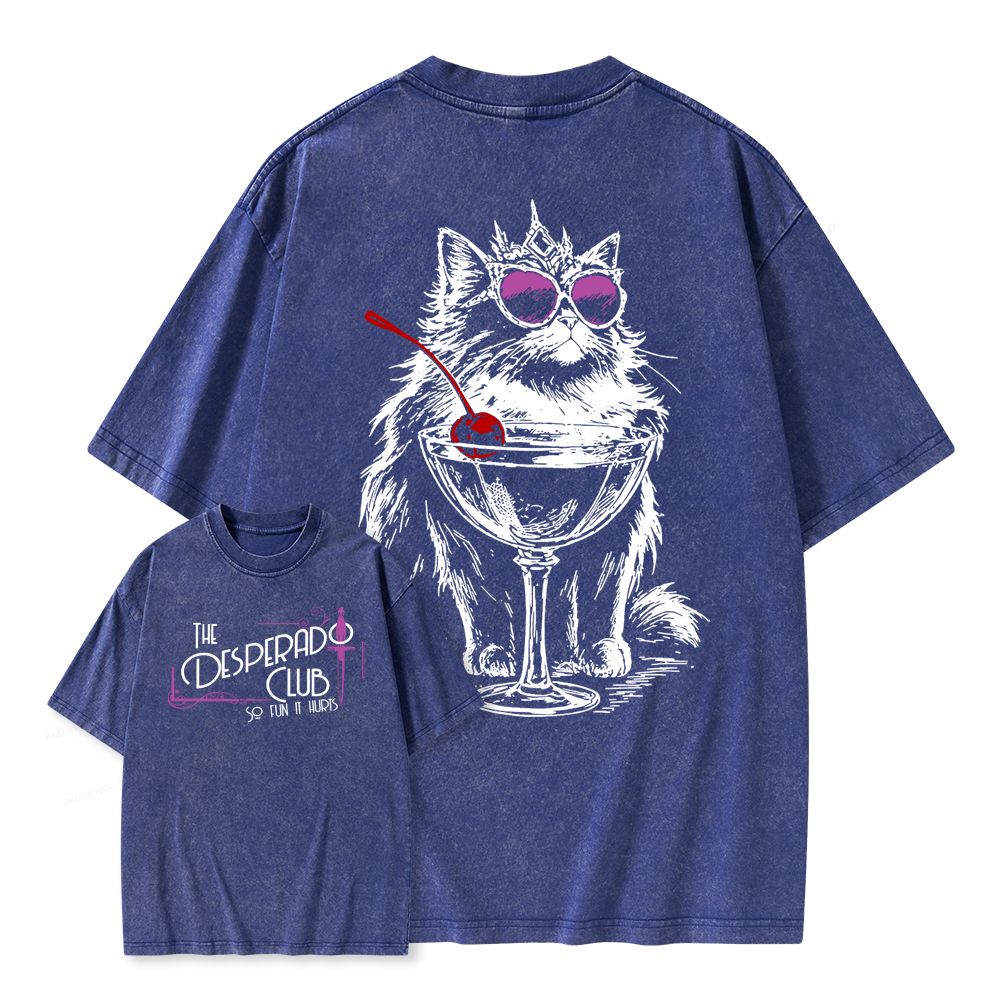 Pagewings Desperado Club  Unisex Washed T-shirt